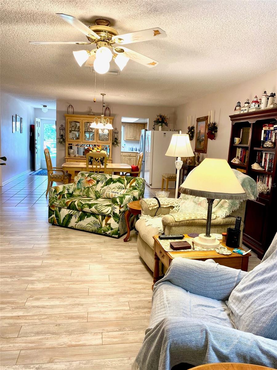 Laminate Flooring in Living Rm.