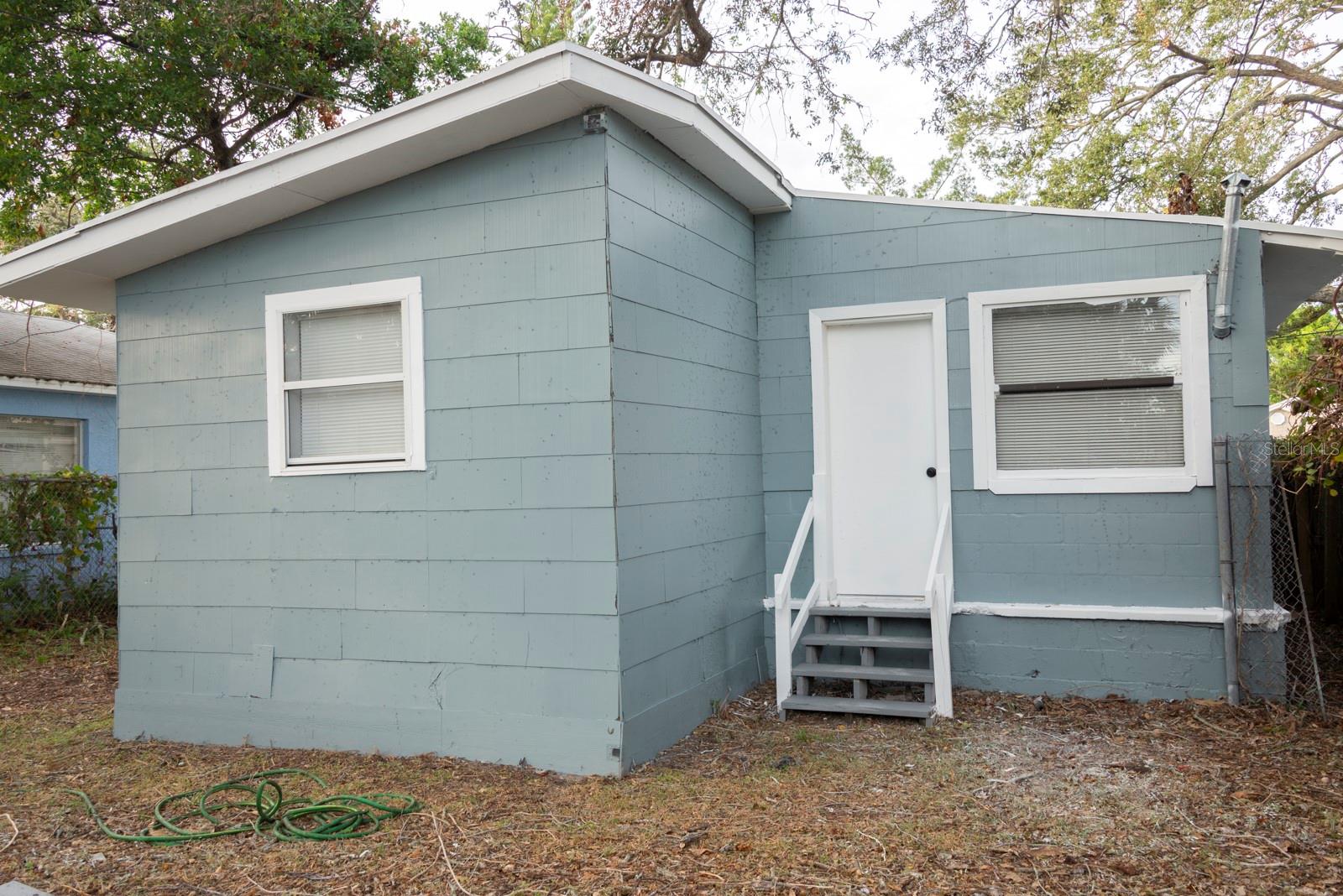 Back entrance to laundry room