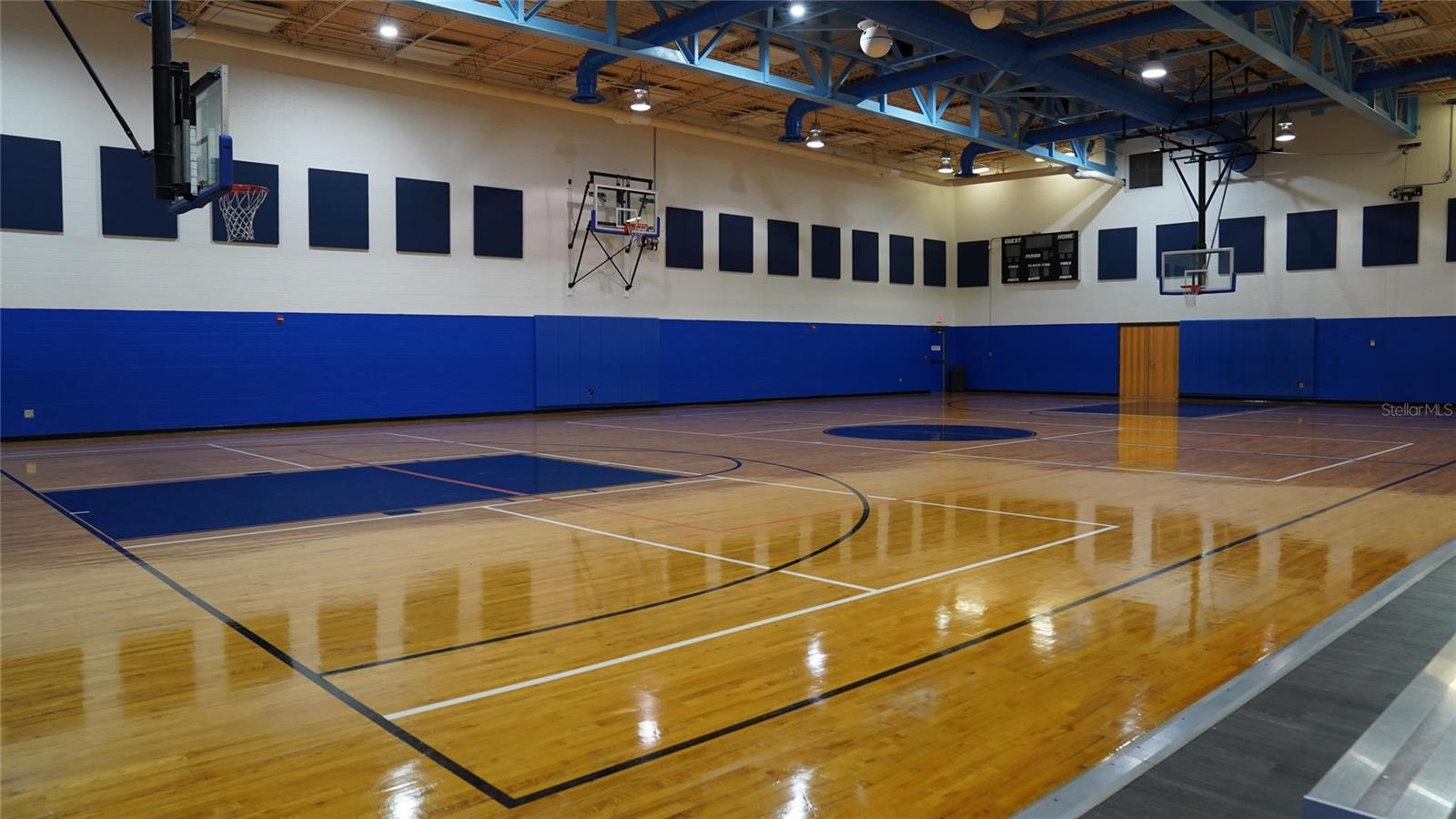 Indoor courts at rec center