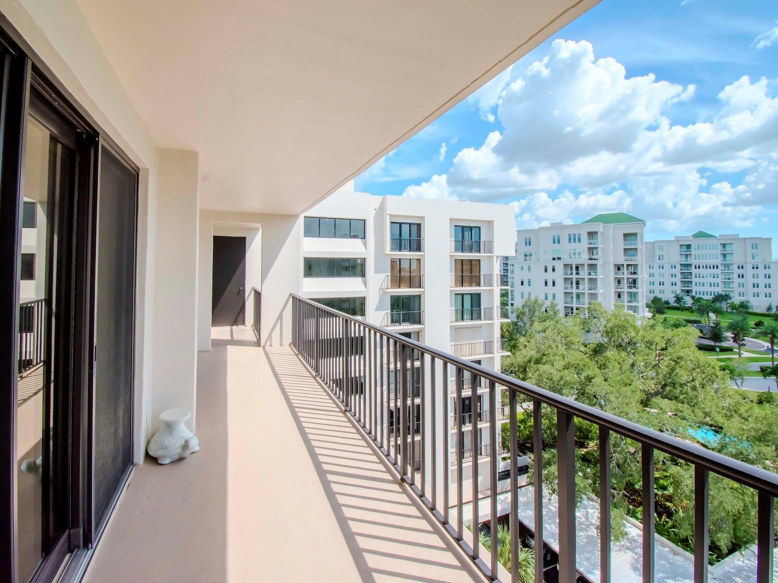 Southern Balcony also has a view of the new Belleview Place Community.