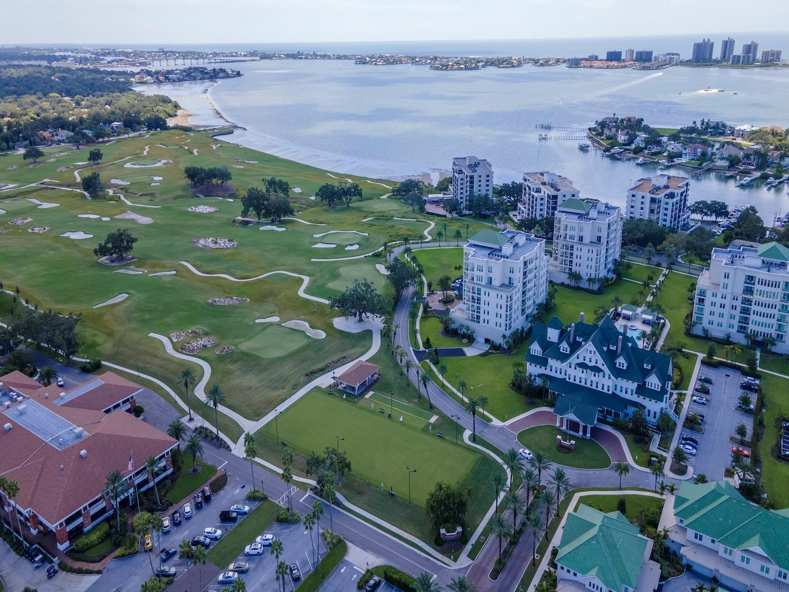 The Belleair Country Club West Course, the Belleview Inn and Pool and the Intercoastal across to Belleair Beach! Wow!