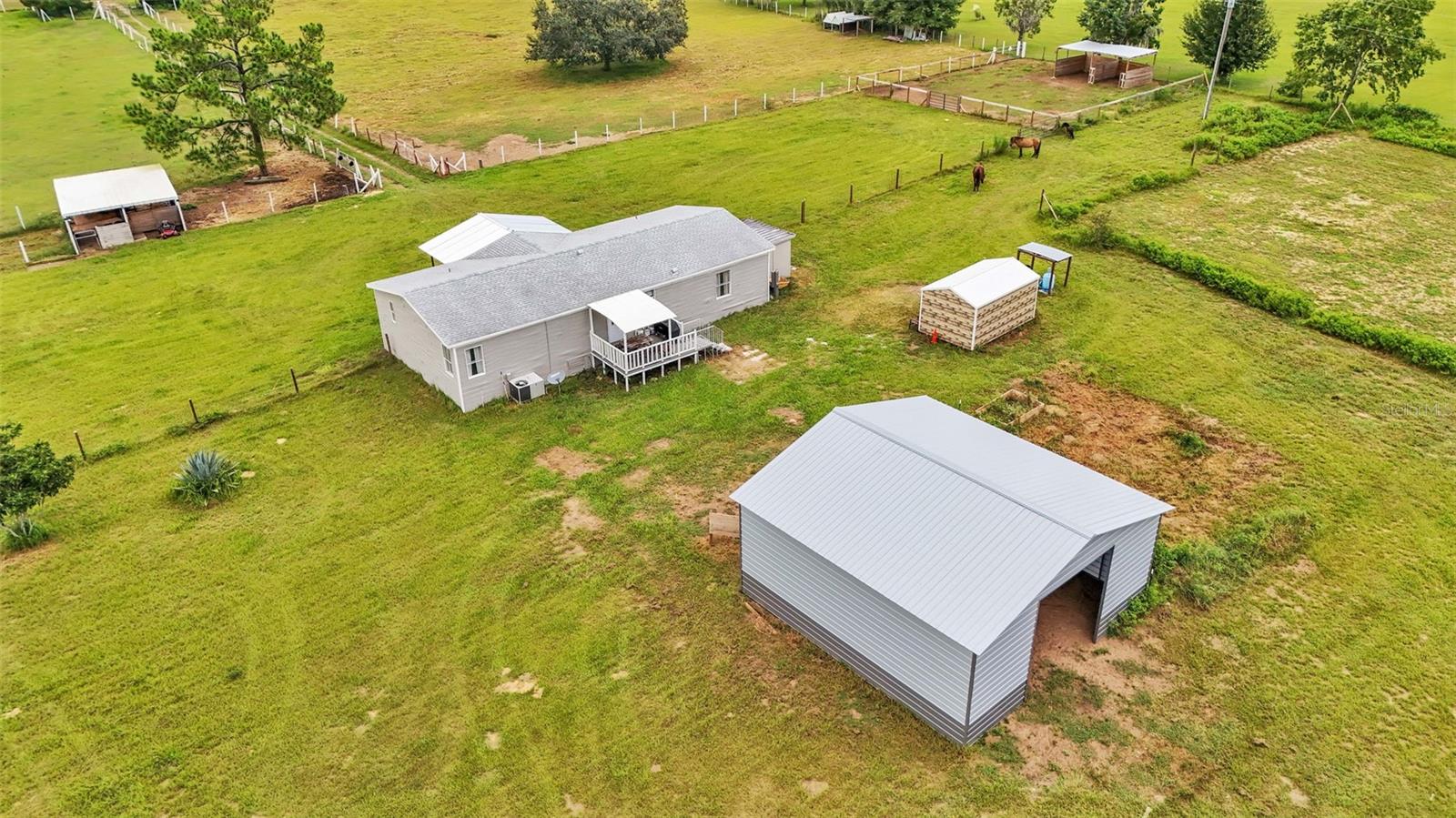 back of home and barn/workshop