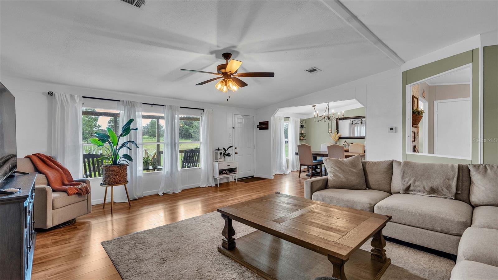 Family room & front door