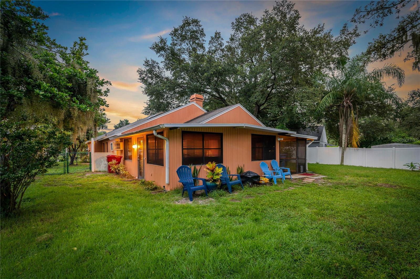 Back Yard at Twilight