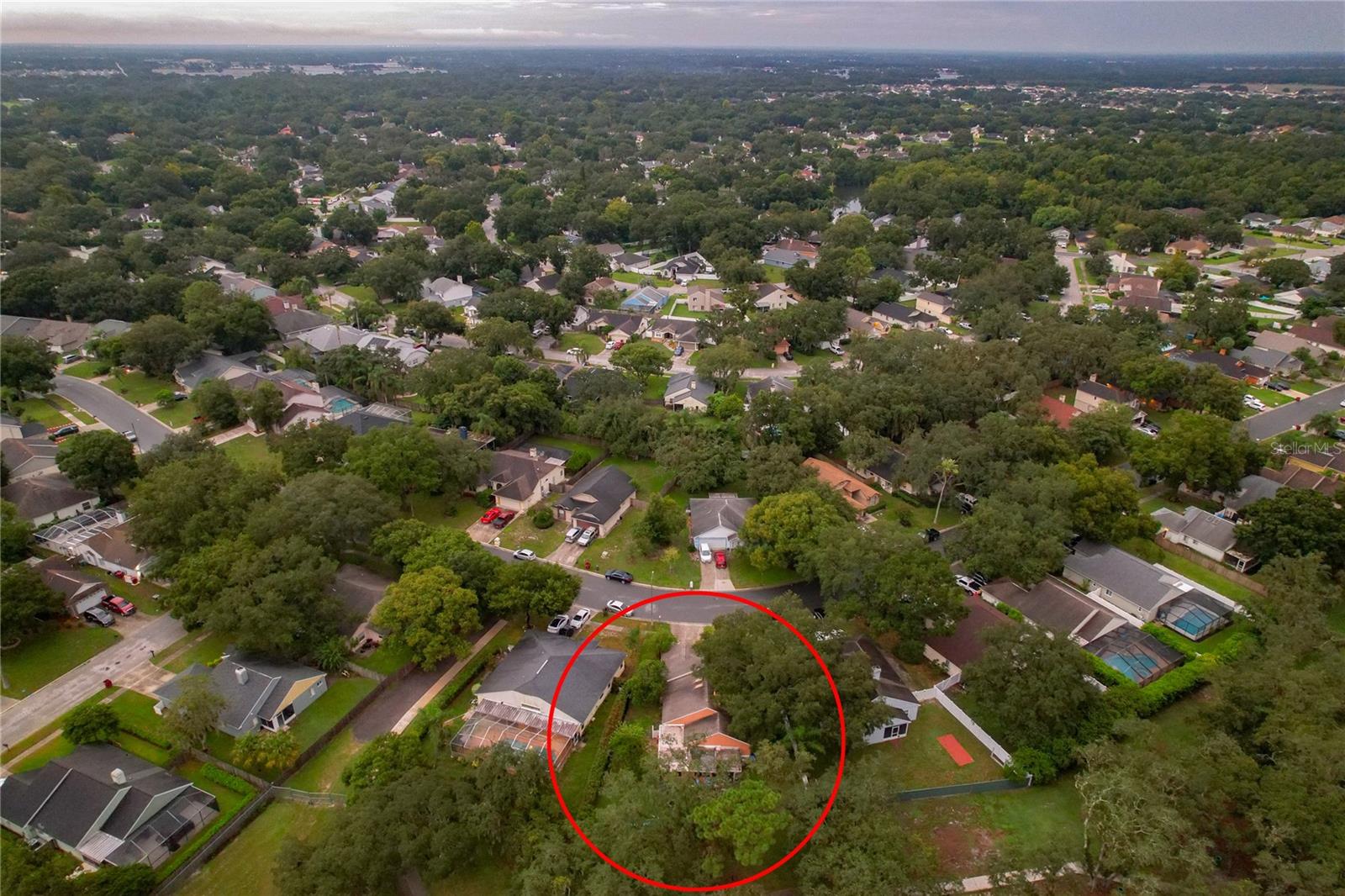 Aerial View of Property in Westwood Neighborhood of Walden Lake