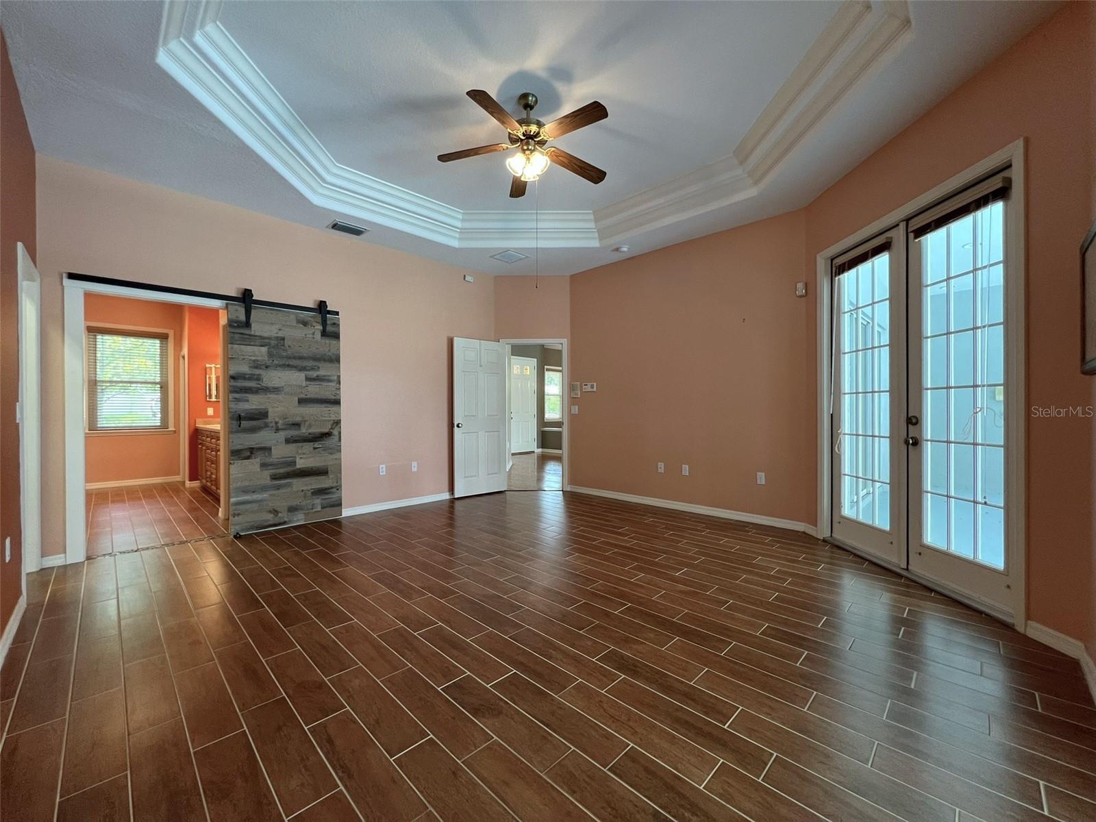 principal bedroom - french door to patio