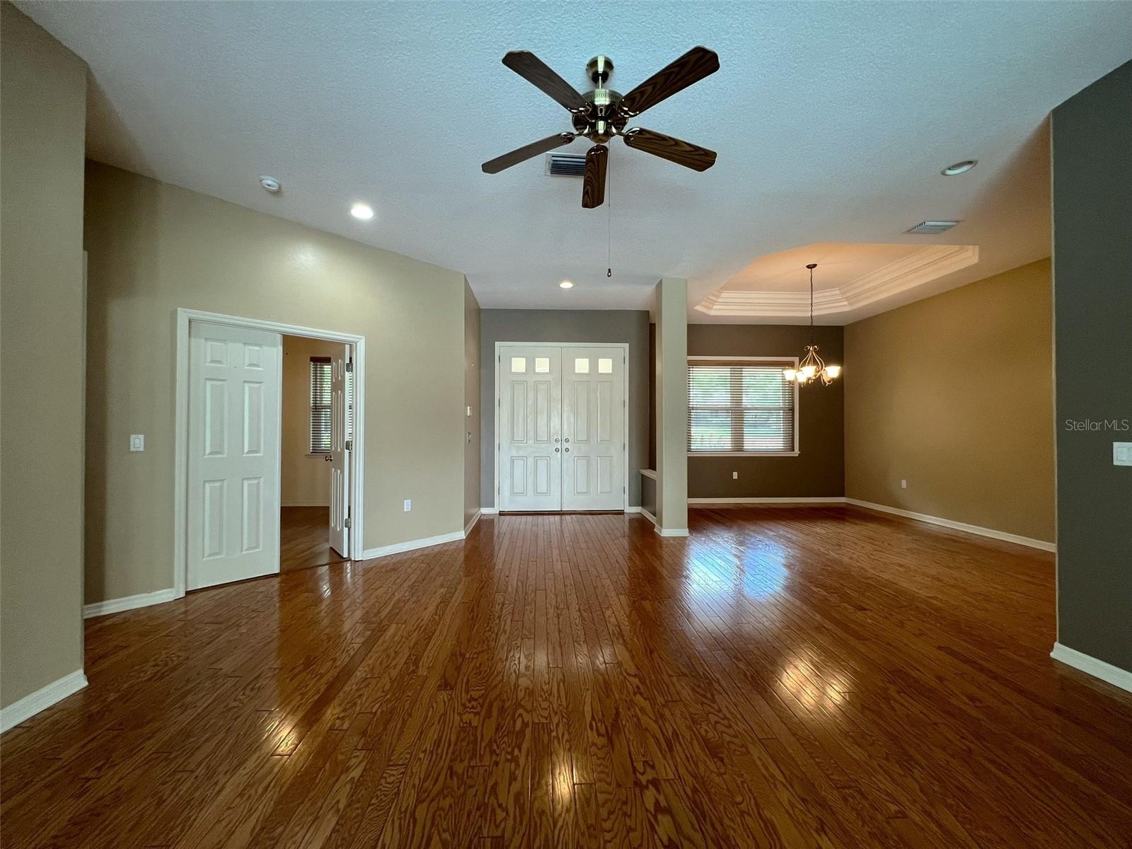 front entry - dining room to the right