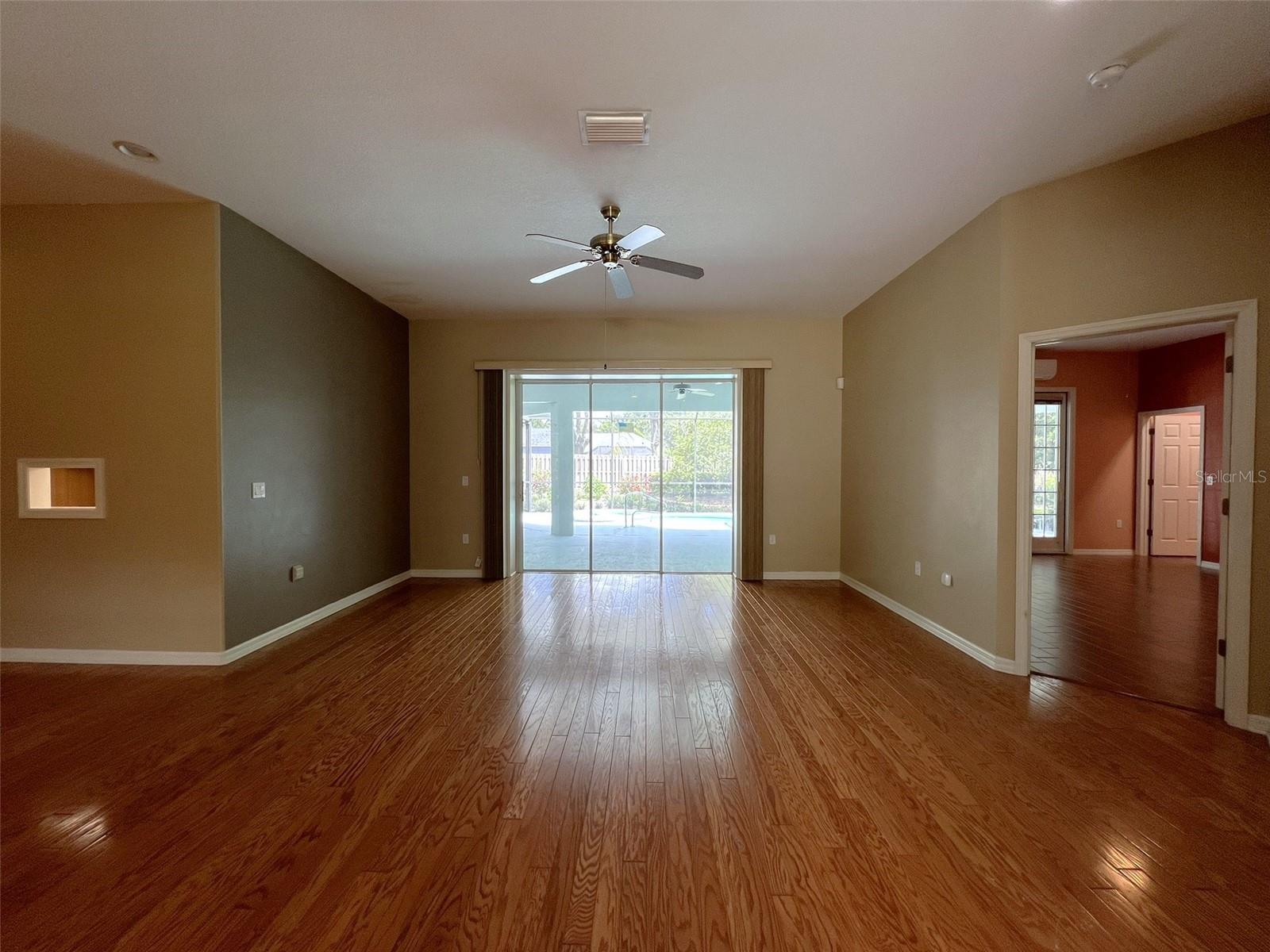 living room - wood floors