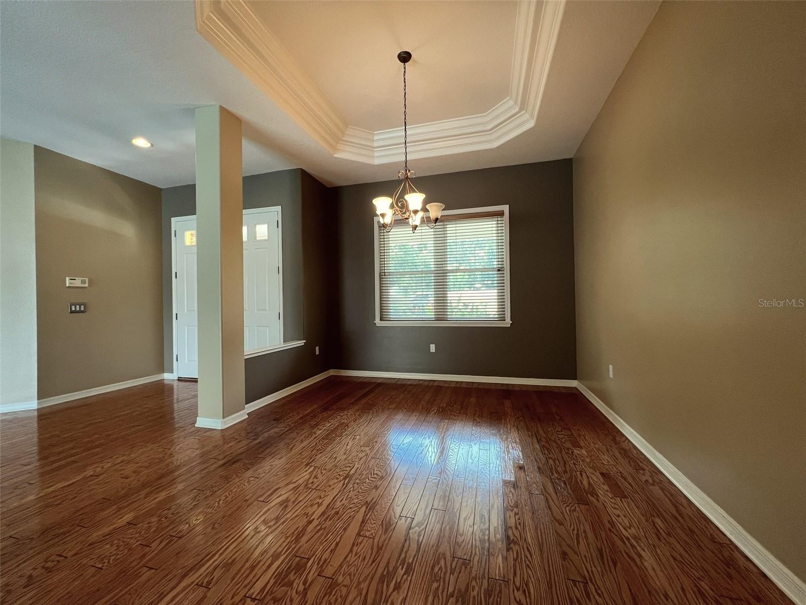 dining room - coffered ceiling