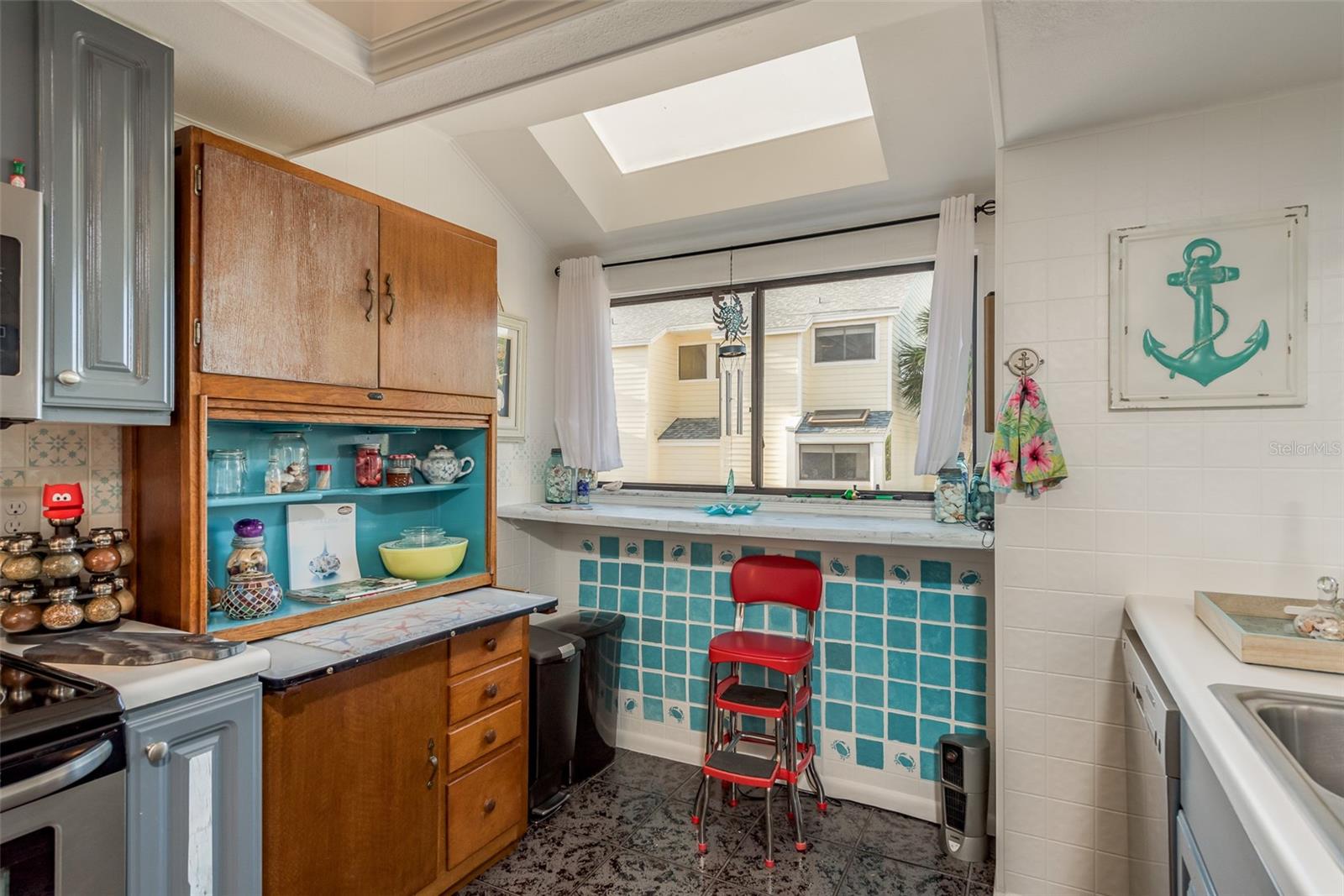 Skylight in kitchen