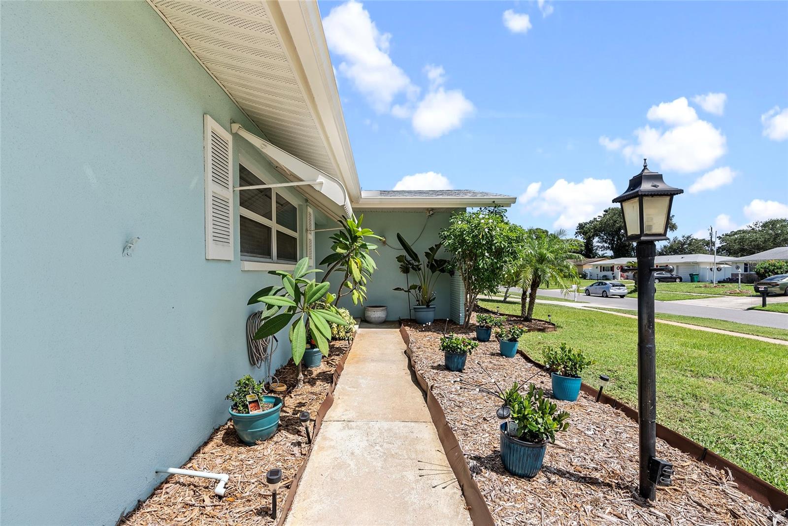 Walkway to front door