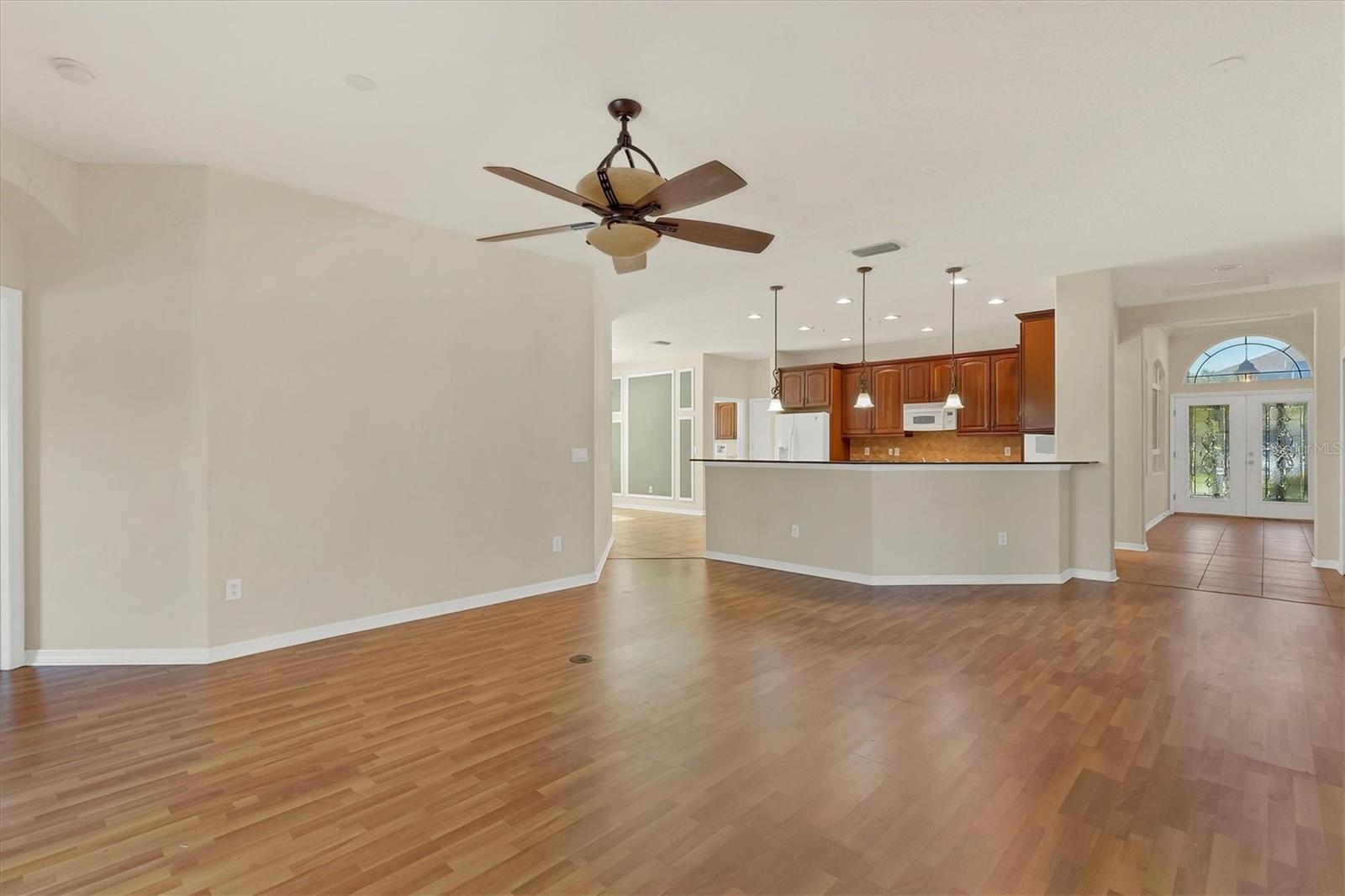 Living Room looking at Kitchen