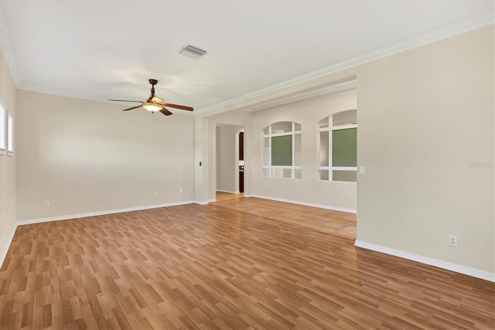 Family Room...can easily be converted to a Fancy Eating Room