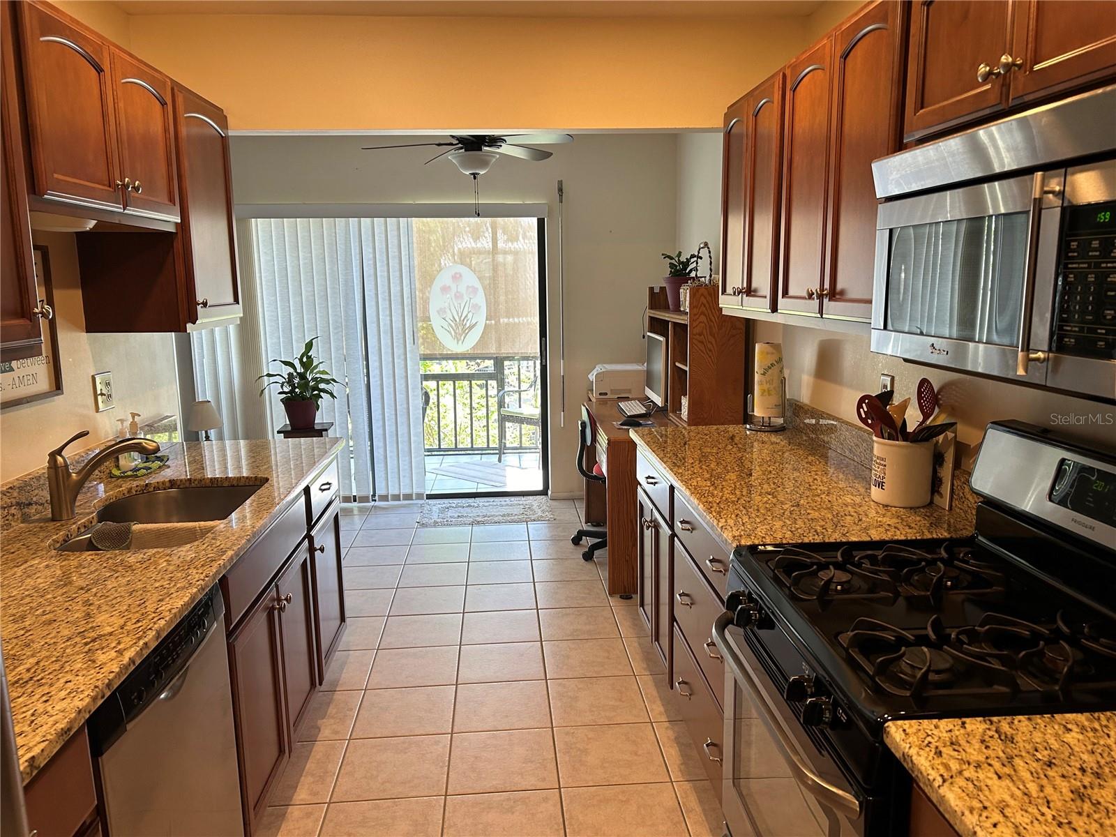 KITCHEN VIEW FROM LIVING ROOM