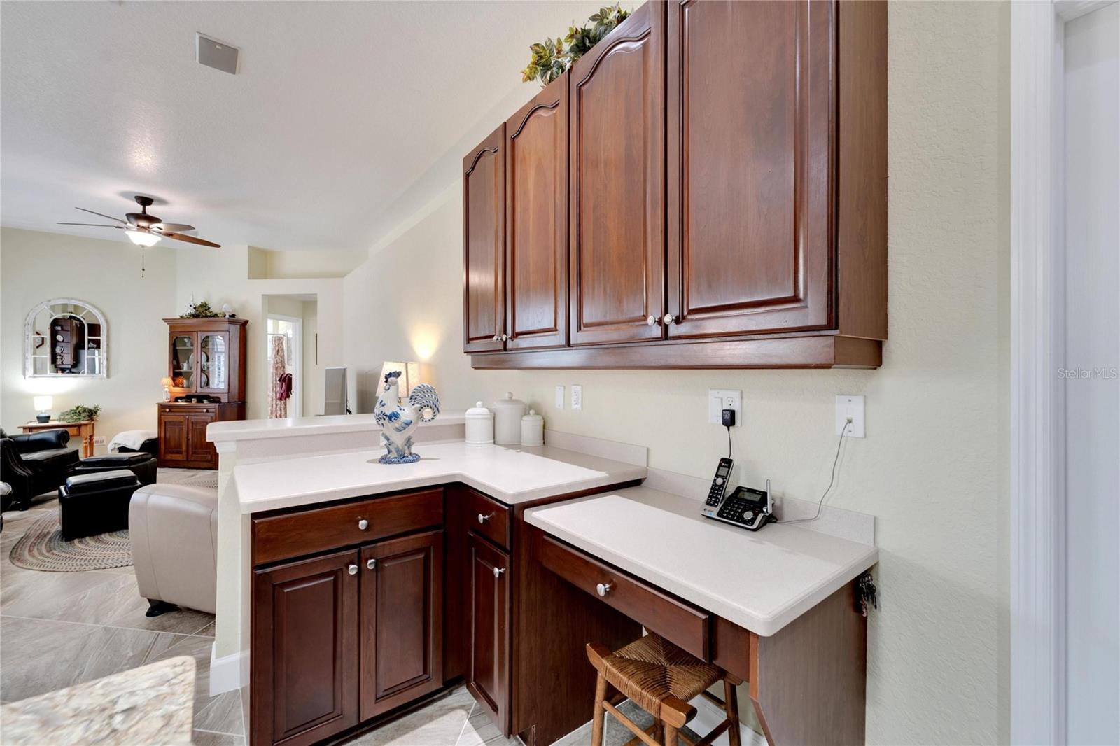 Kitchen Desk Area