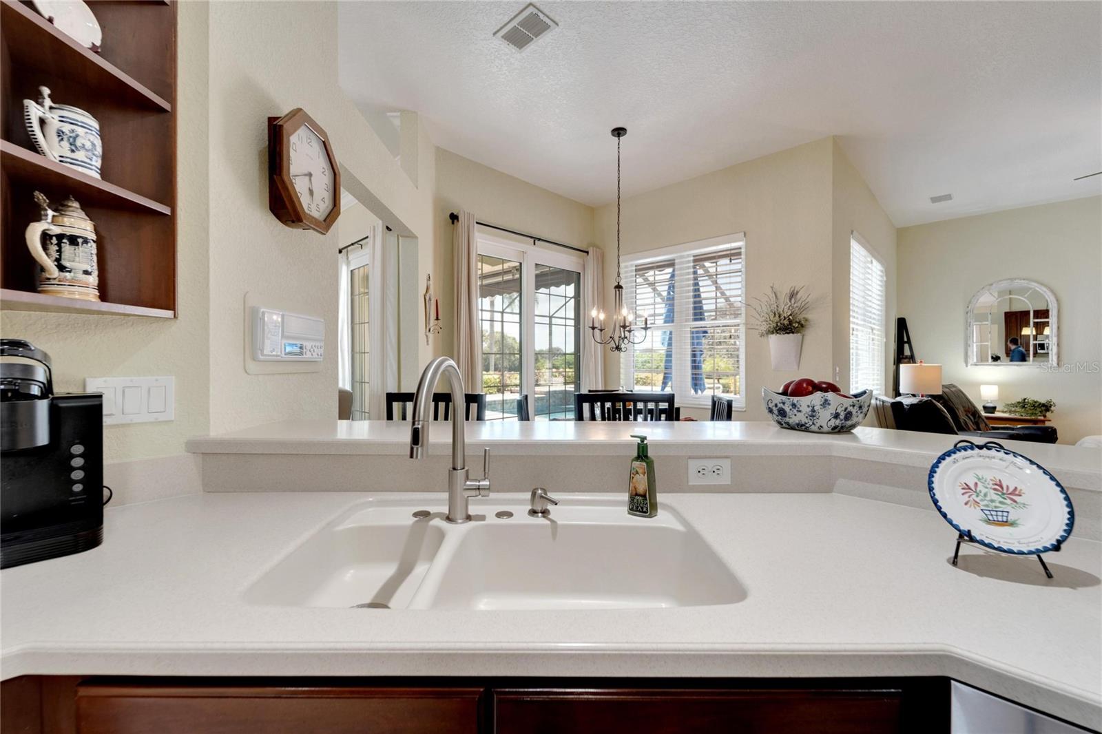 Awesome views, Like New Solid Surface Countertop