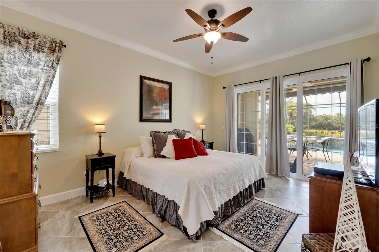 Primary Bedroom Exquisite Porcelain Tile