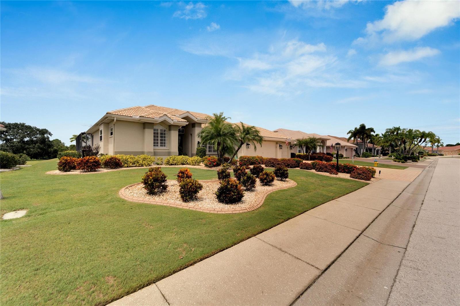 Nicely Landscaped Well Groomed Lawn