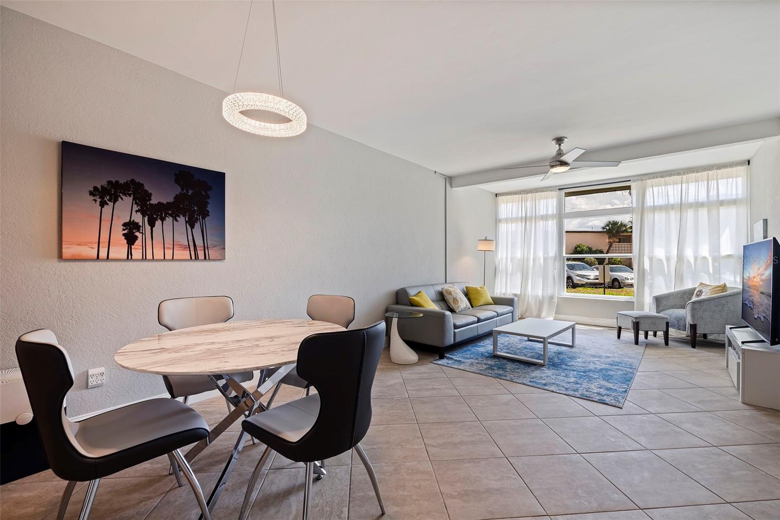 Dining Area & Living Room