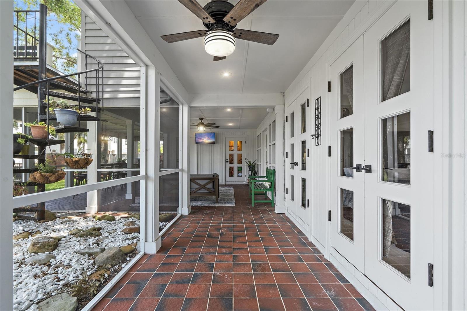 Rear Screened Porch