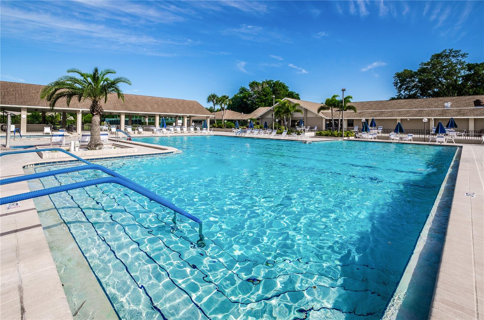 Olympic sized heated pool