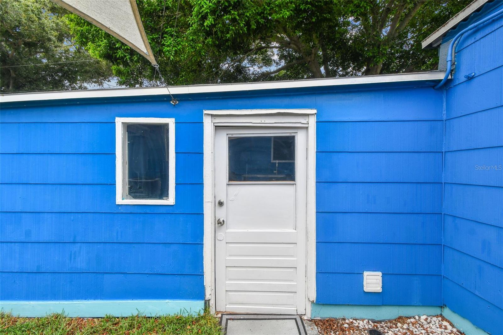 Entryway into garage