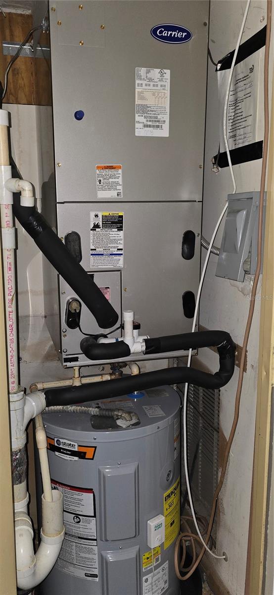 HVAC 2014 and WATER HEATER in 2022.