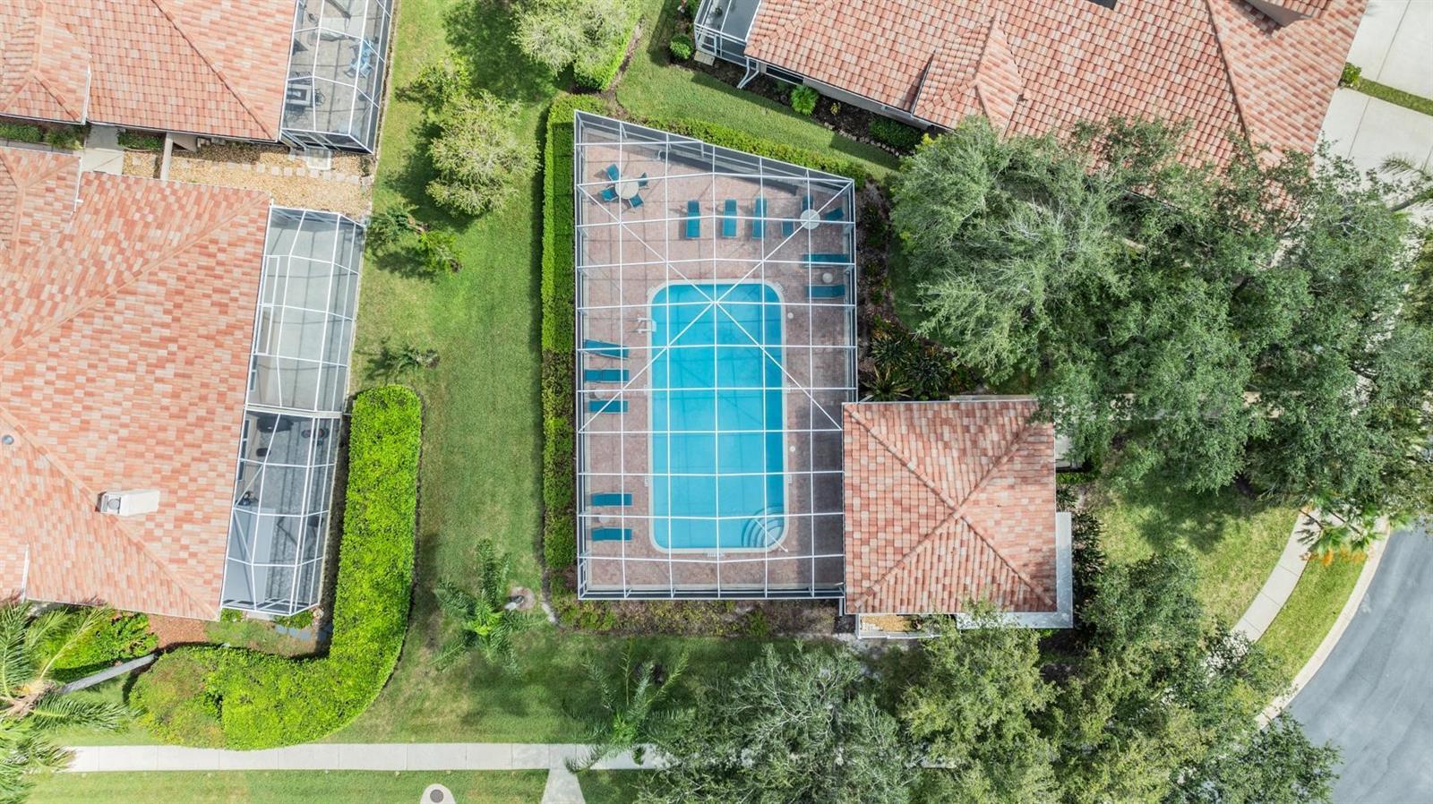 Community pool area.