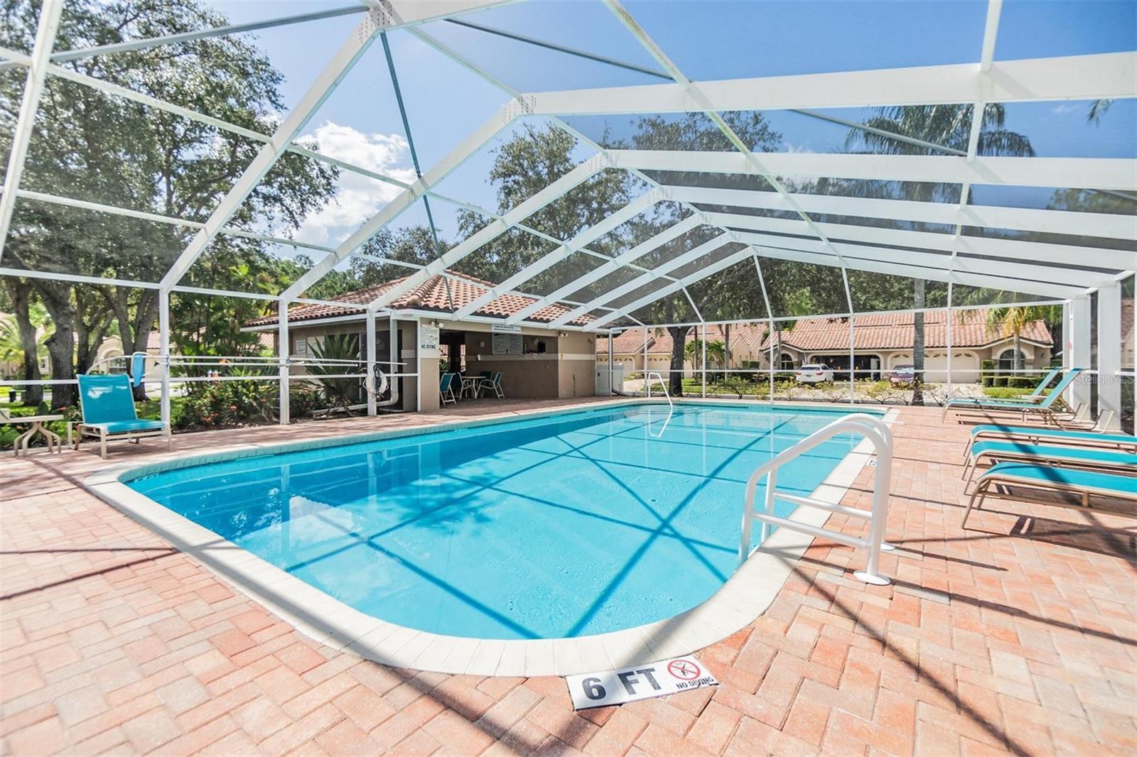 Community pool area.