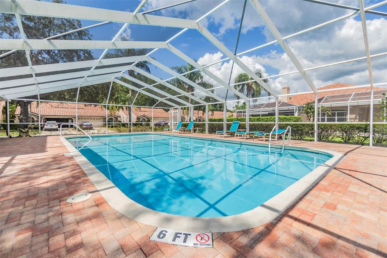 Community pool area.