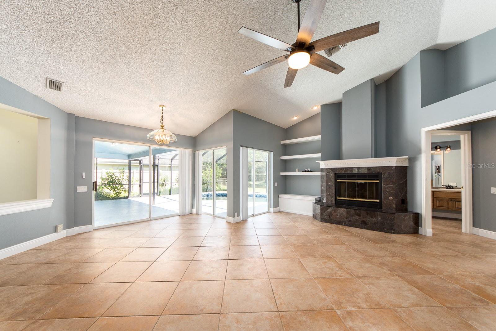 breakfast nook and family room