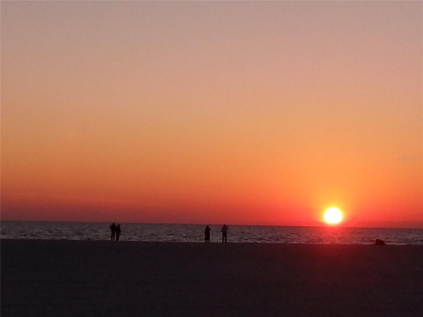 Beach sunsets year round.