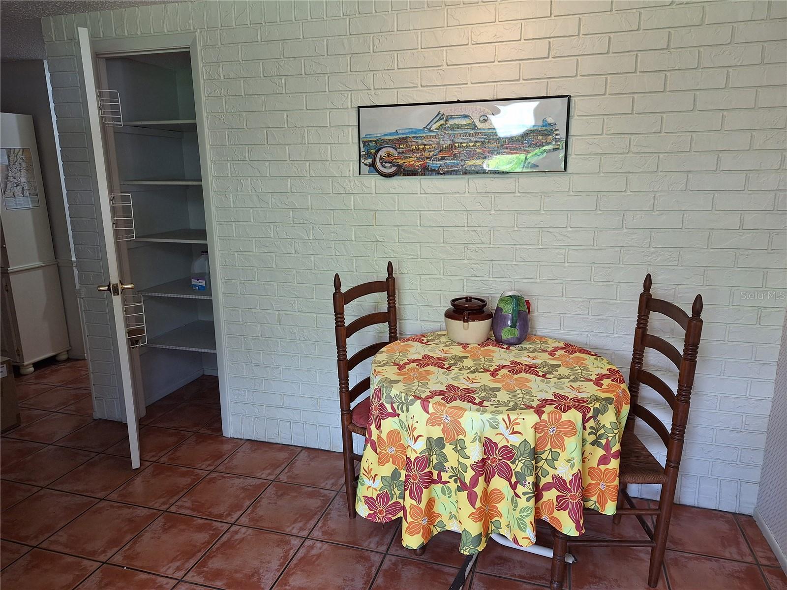 Breakfast Nook and Pantry