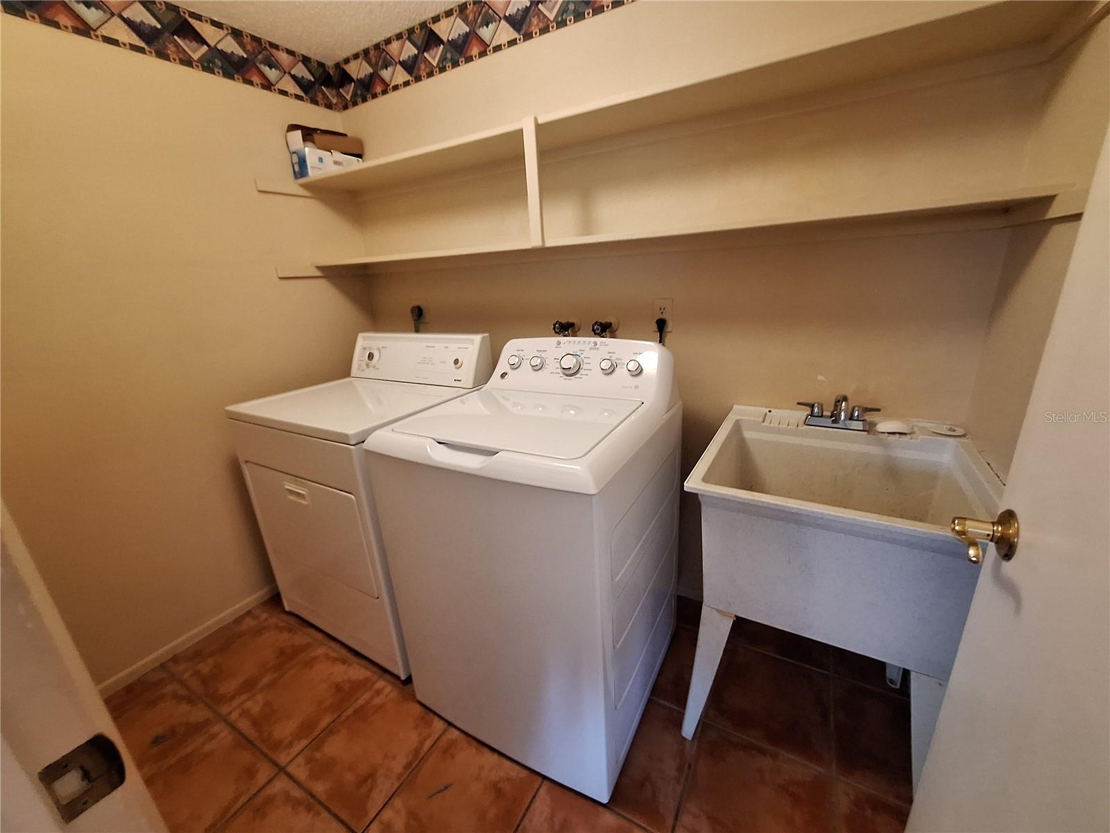 Inside Laundry Room and Wet Sink