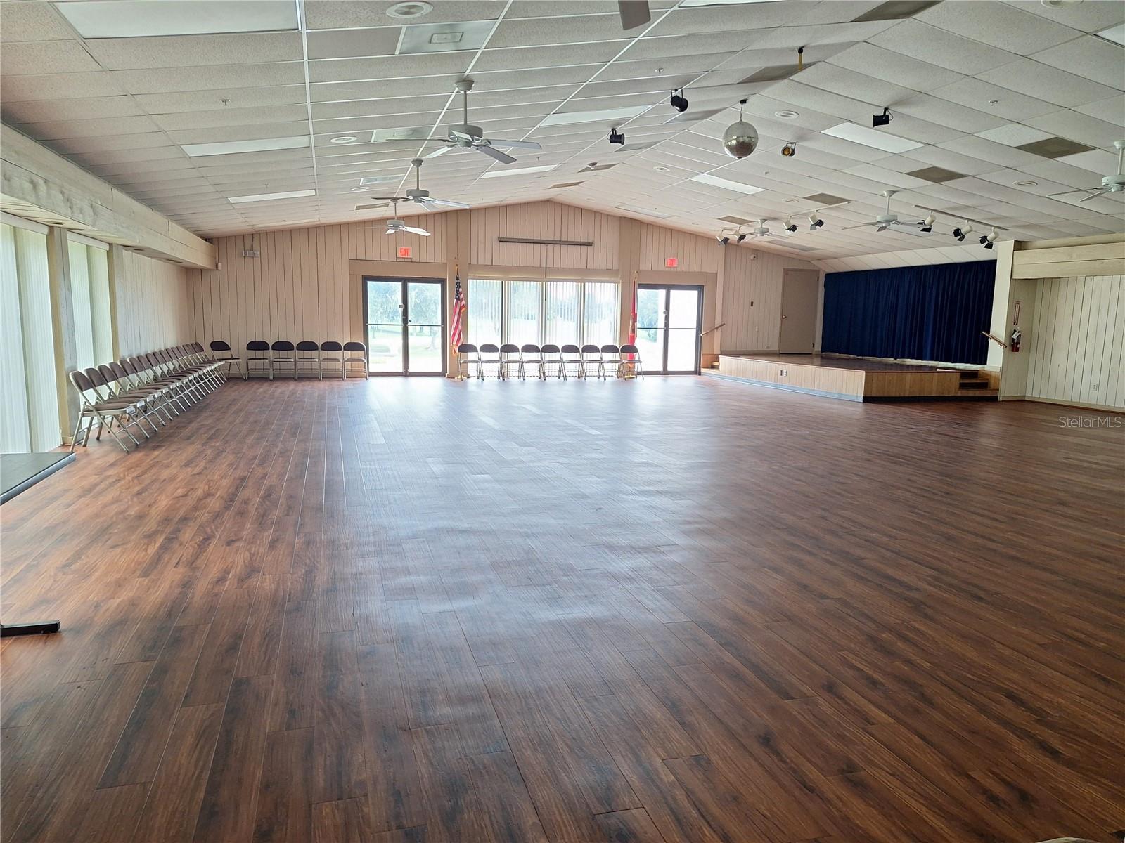 Huge Entertainment Room with Stage