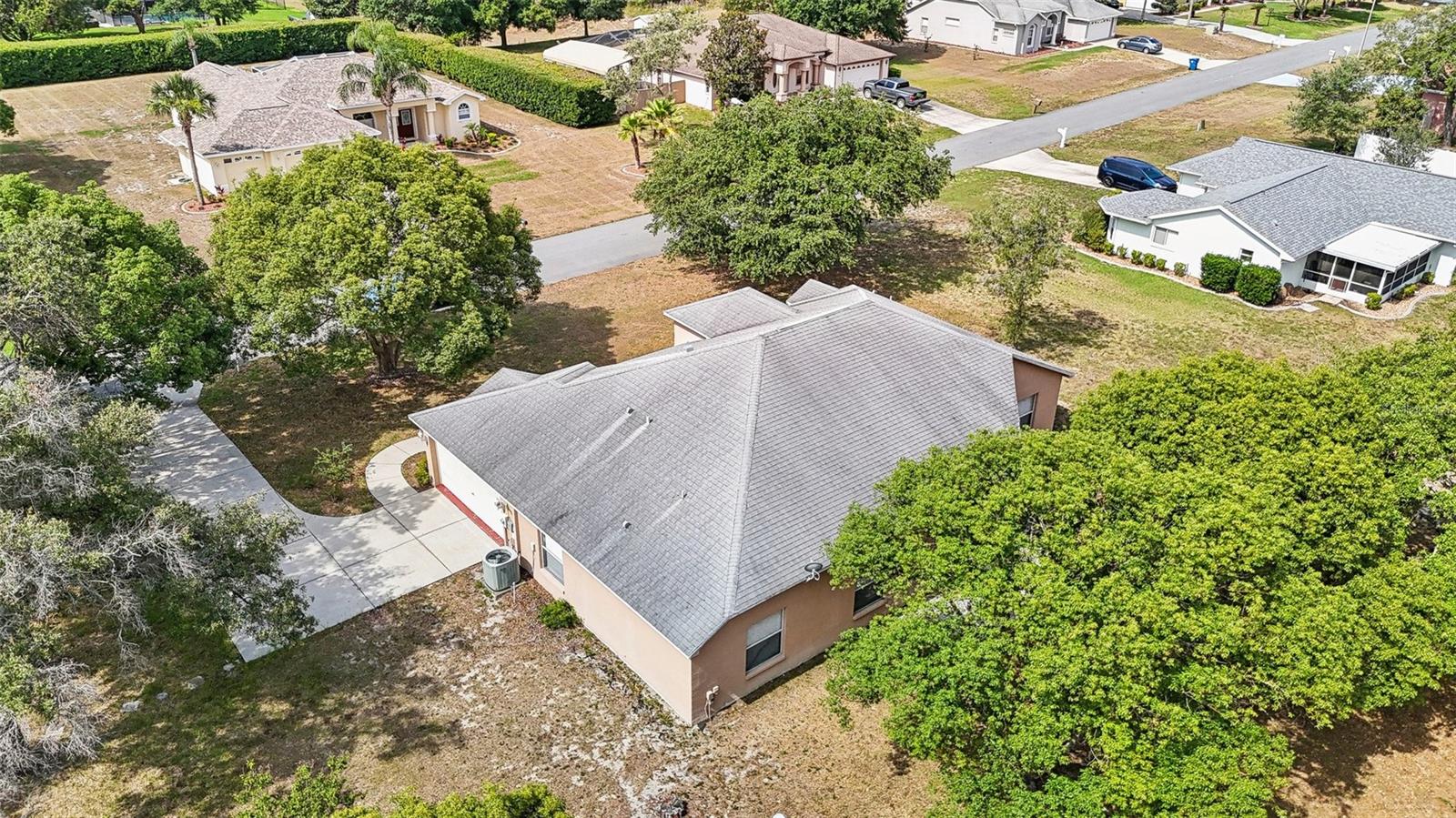 Air view of the house