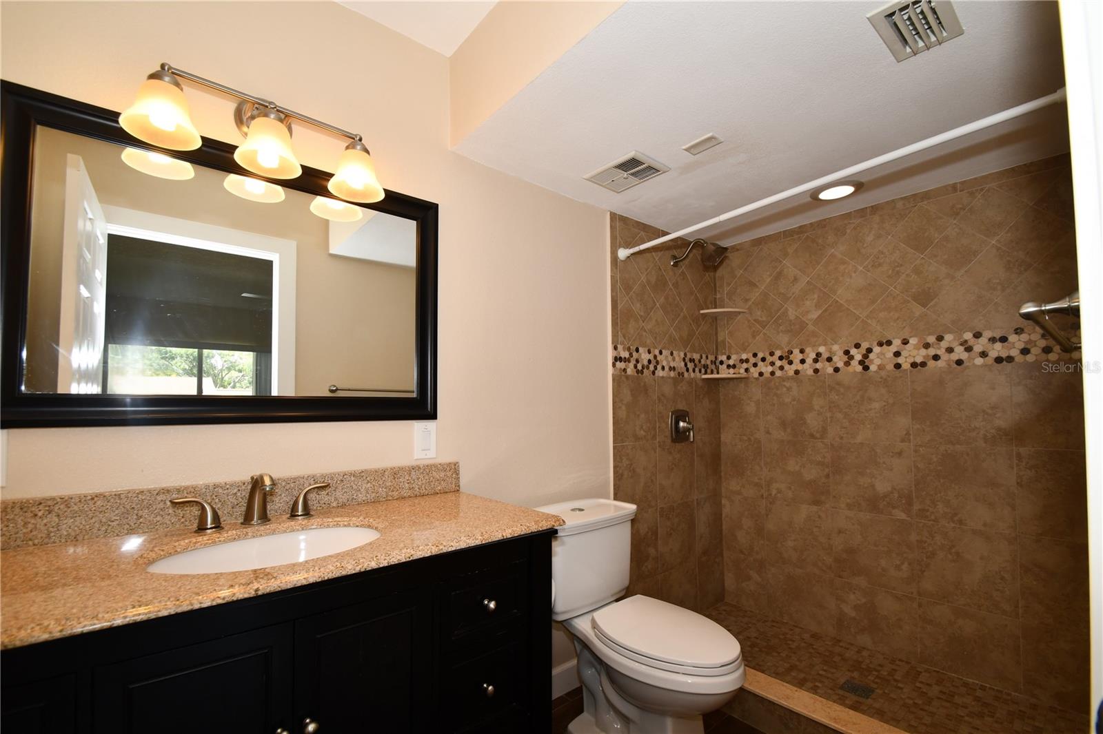 Master bath updated with granite counters