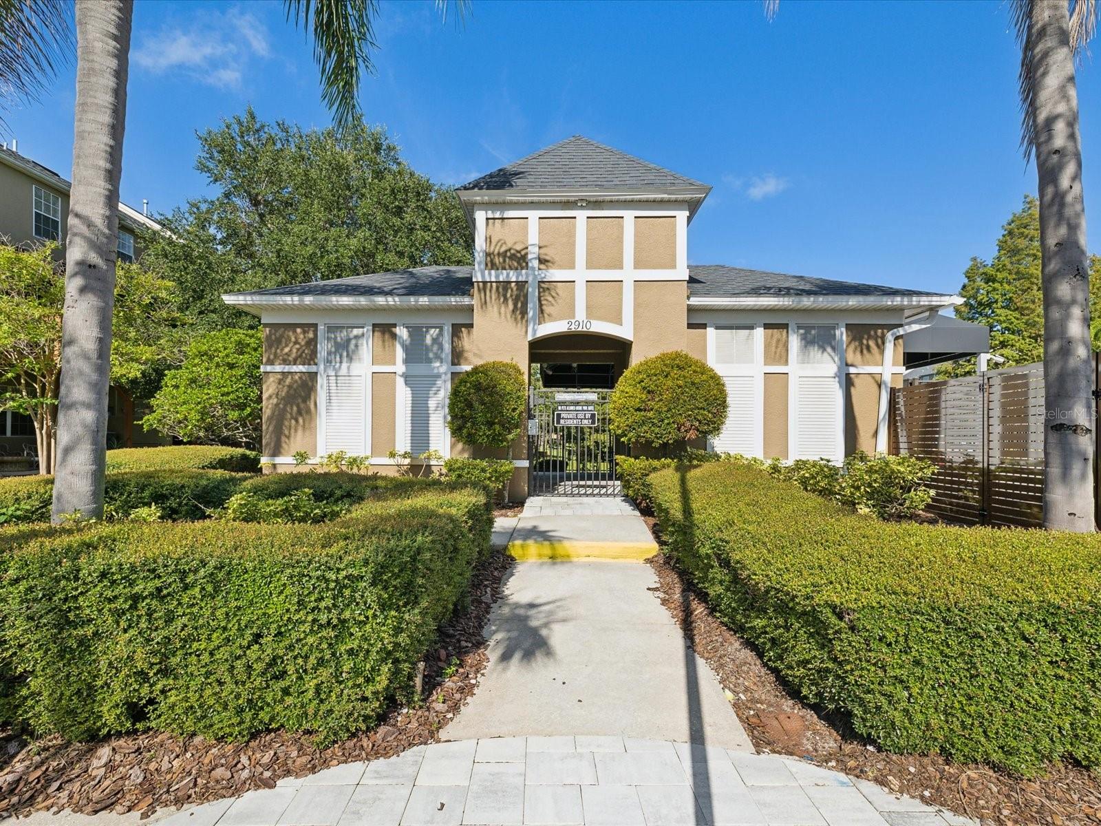 pool entrance