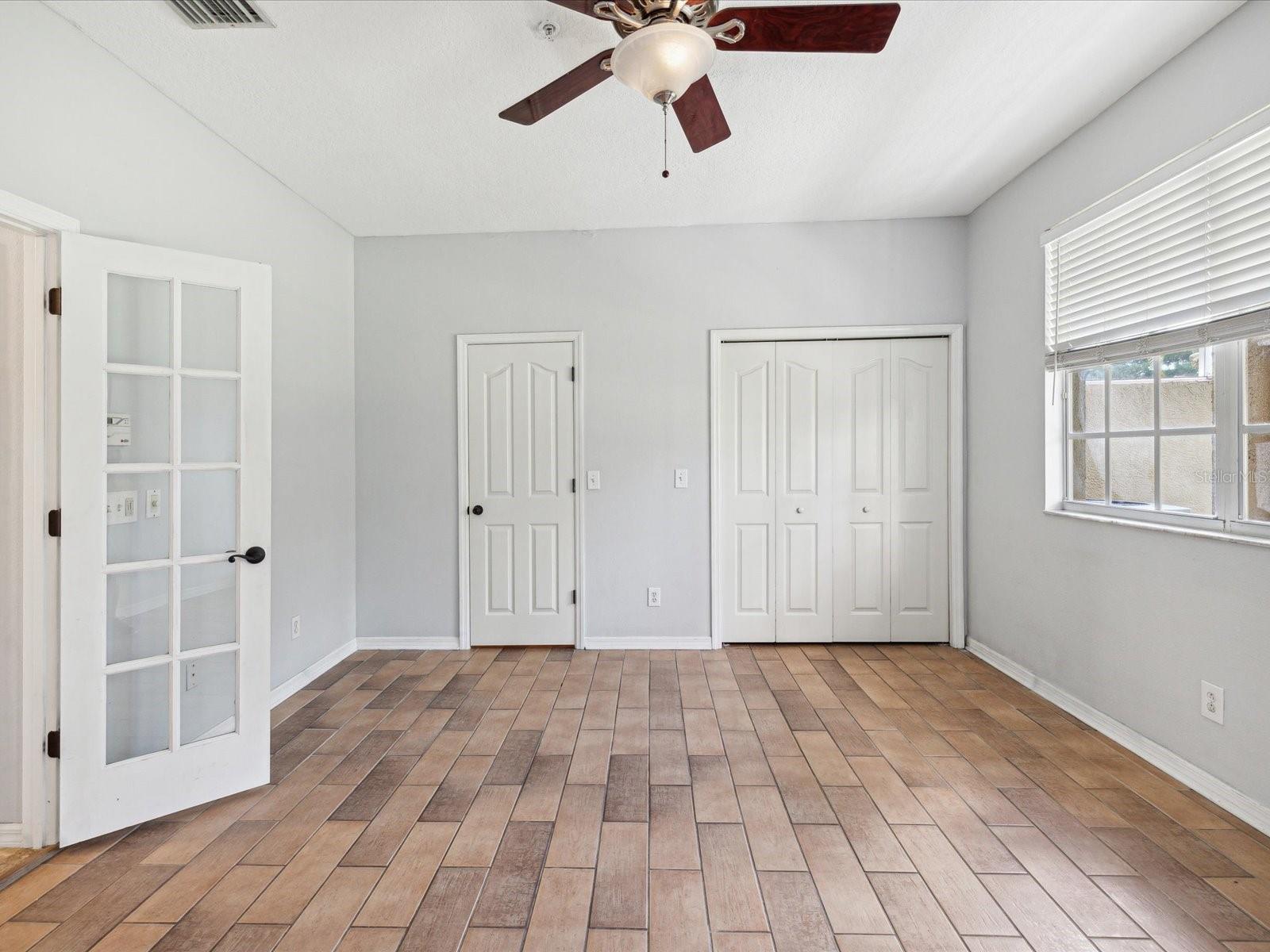 downstairs bonus room closet