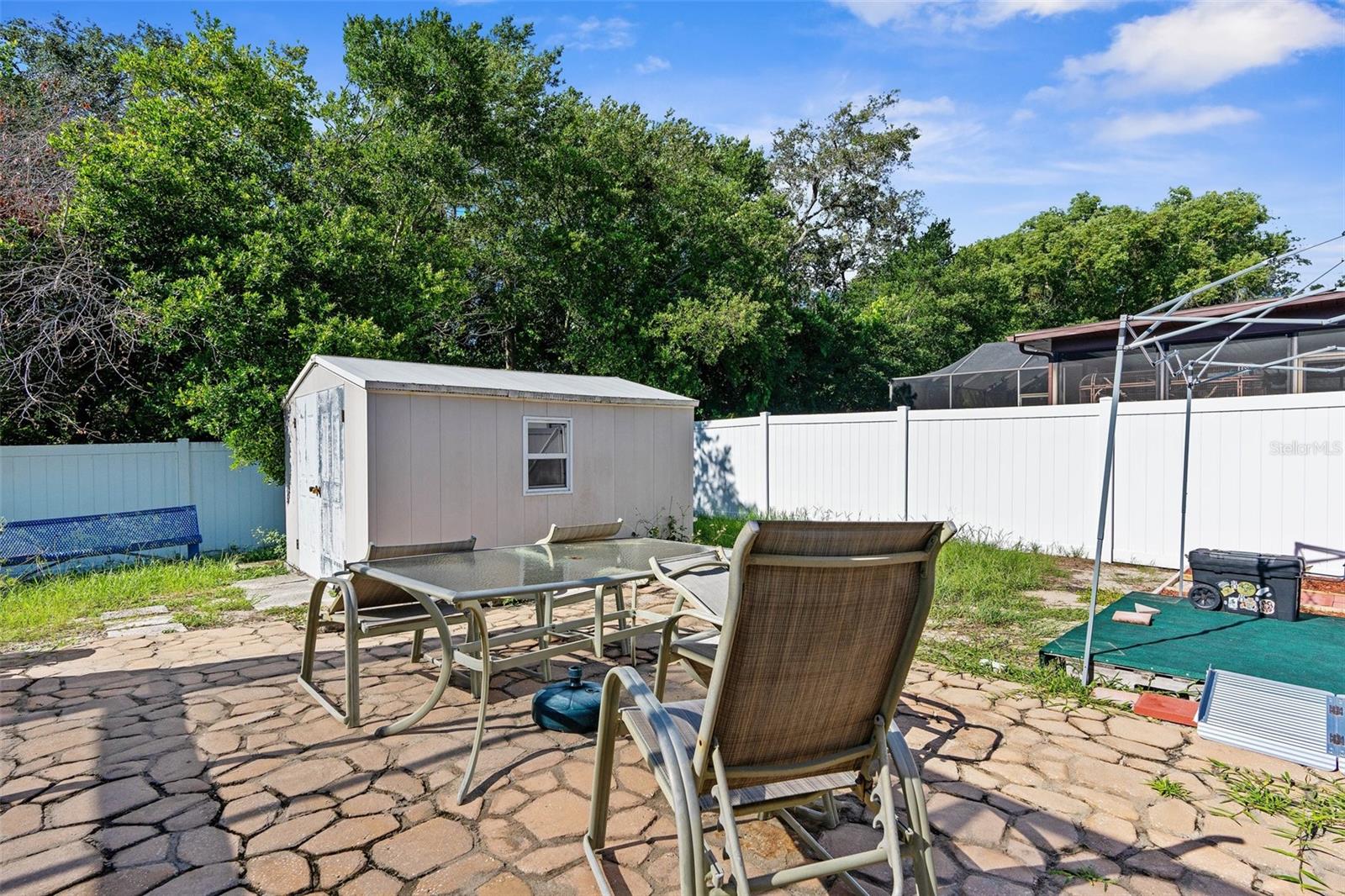 Open Patio and Shed