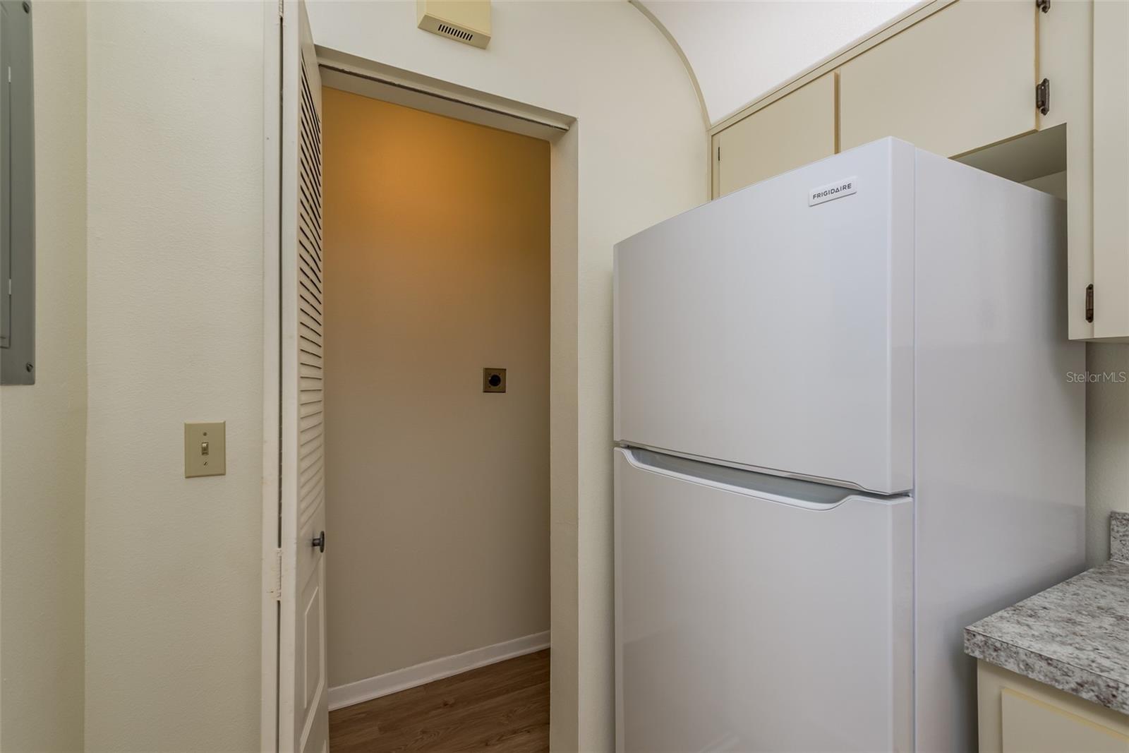 Washer / Dryer Hookup in Closet