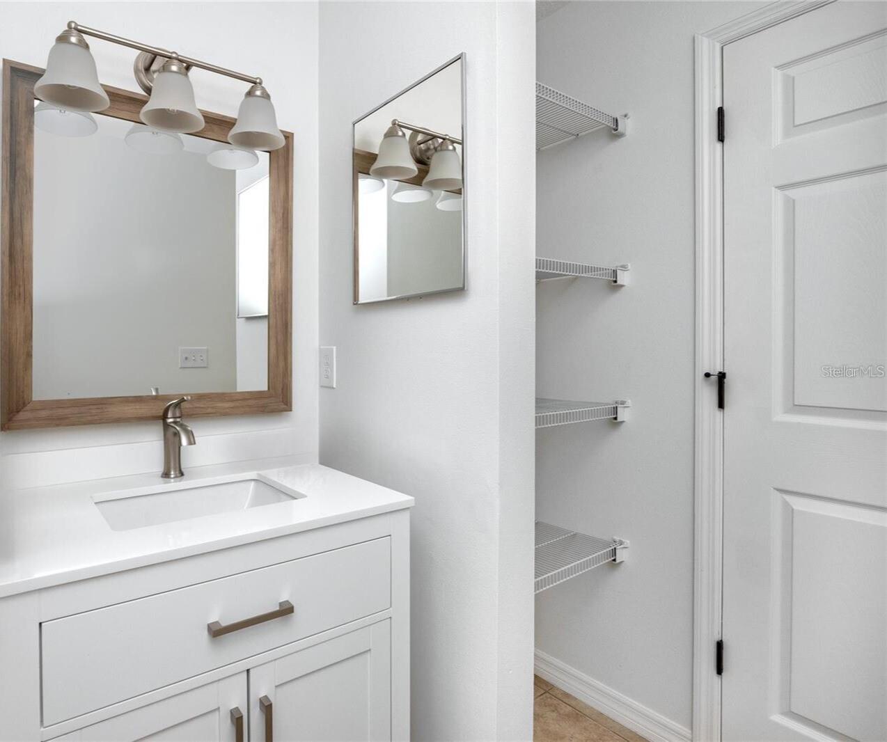 Linen Closet for Additional Storage