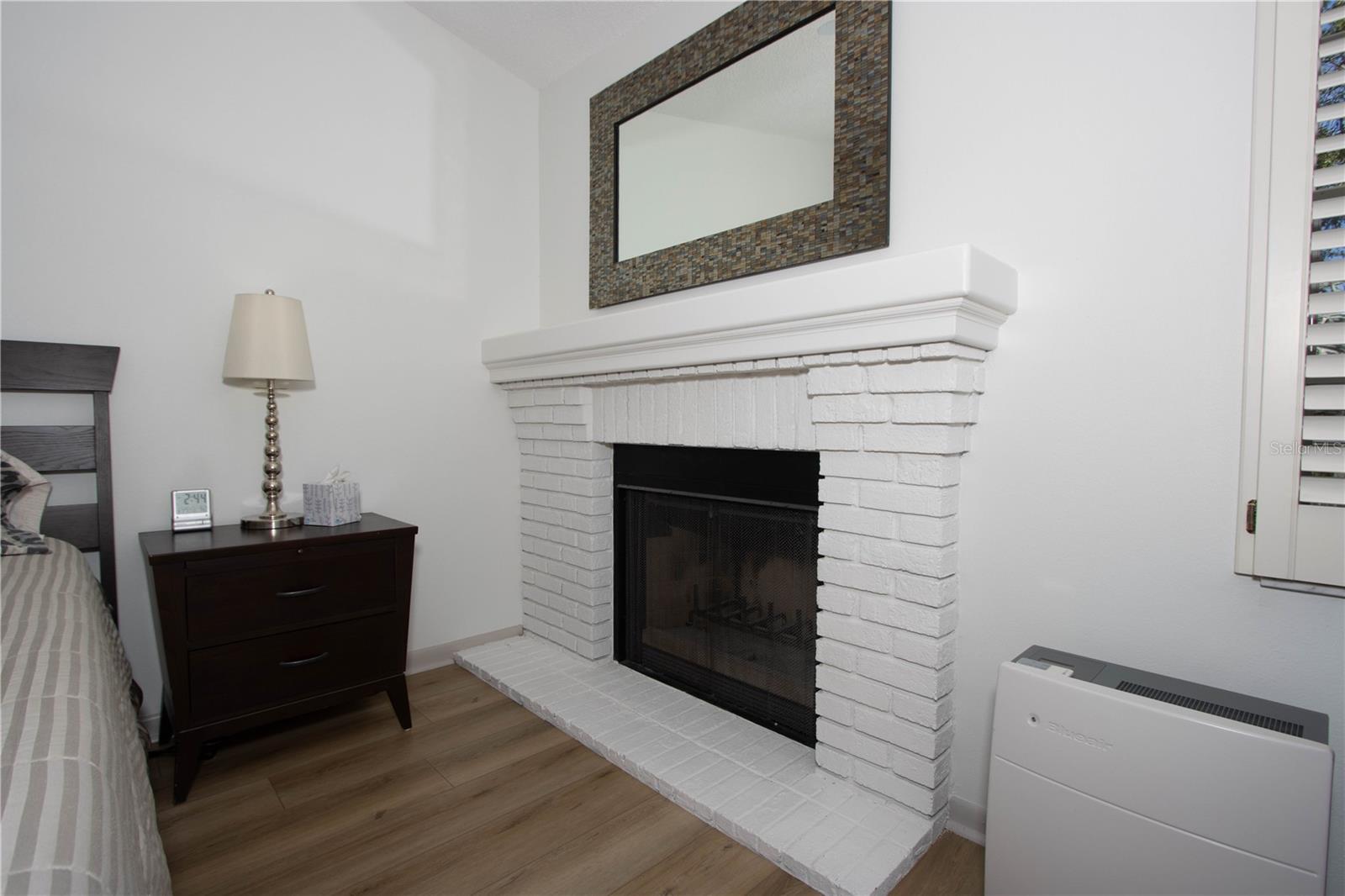 fireplace in MBR