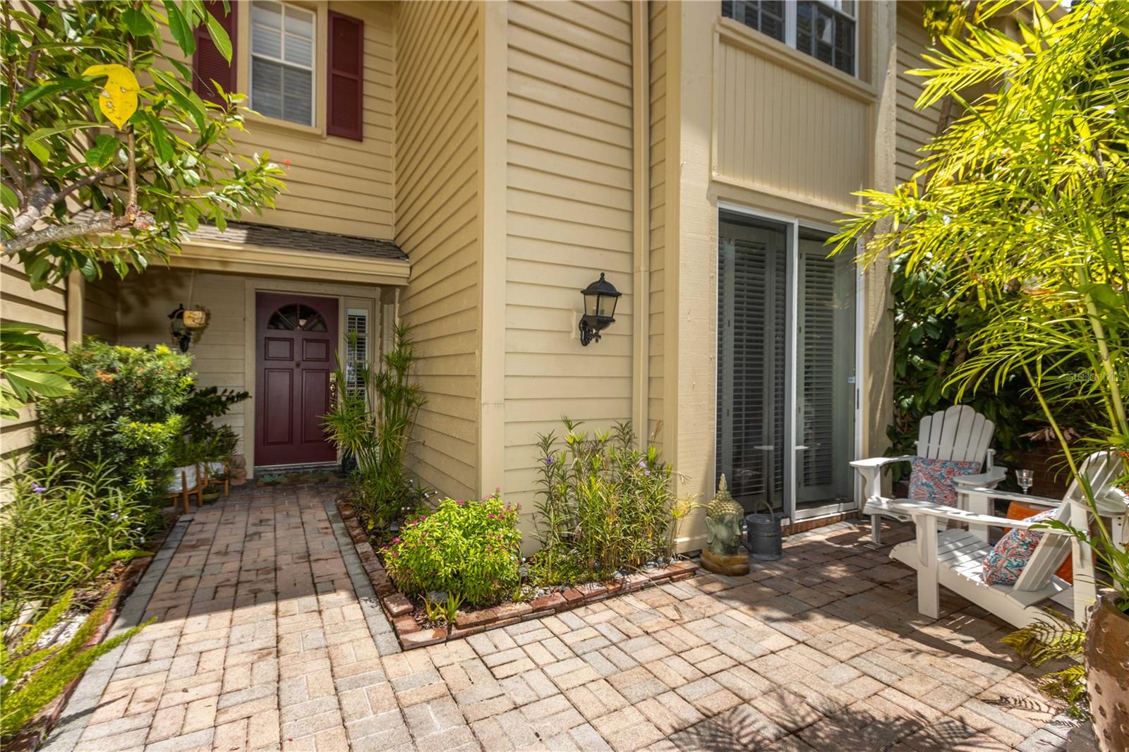 front courtyard