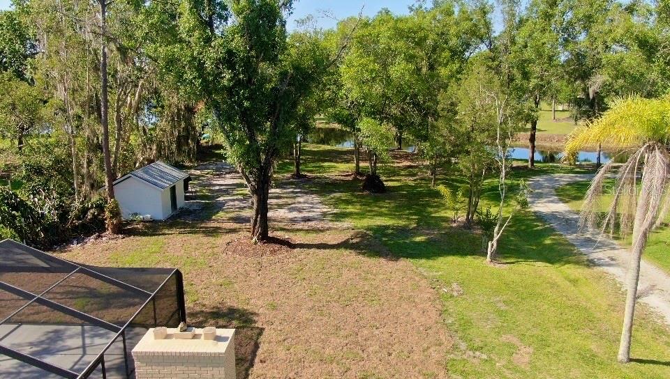 Aerial view to back of property