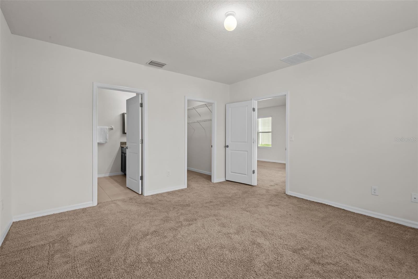 Primary Bedroom with Walk in Closet