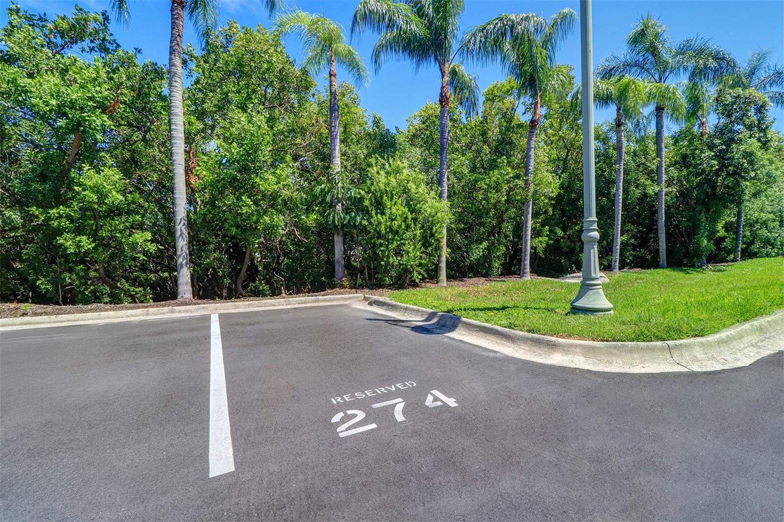 Assigned Parking Space 274 is conveniently located close to the condominium