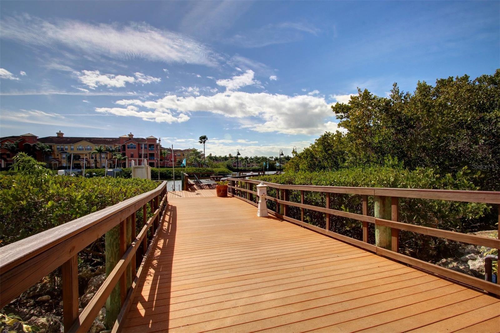 Catwalk to the marina