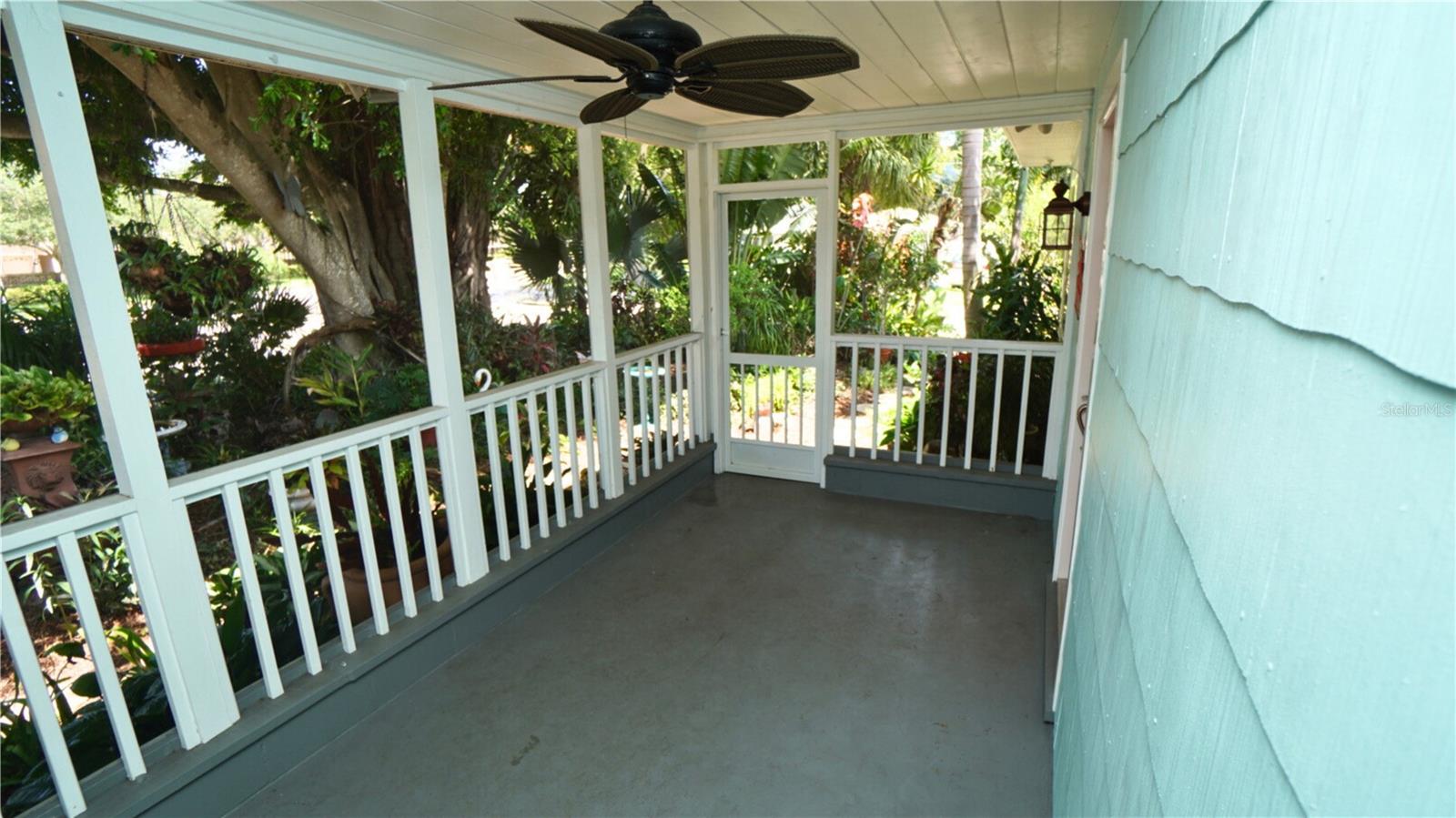 front porch looking out