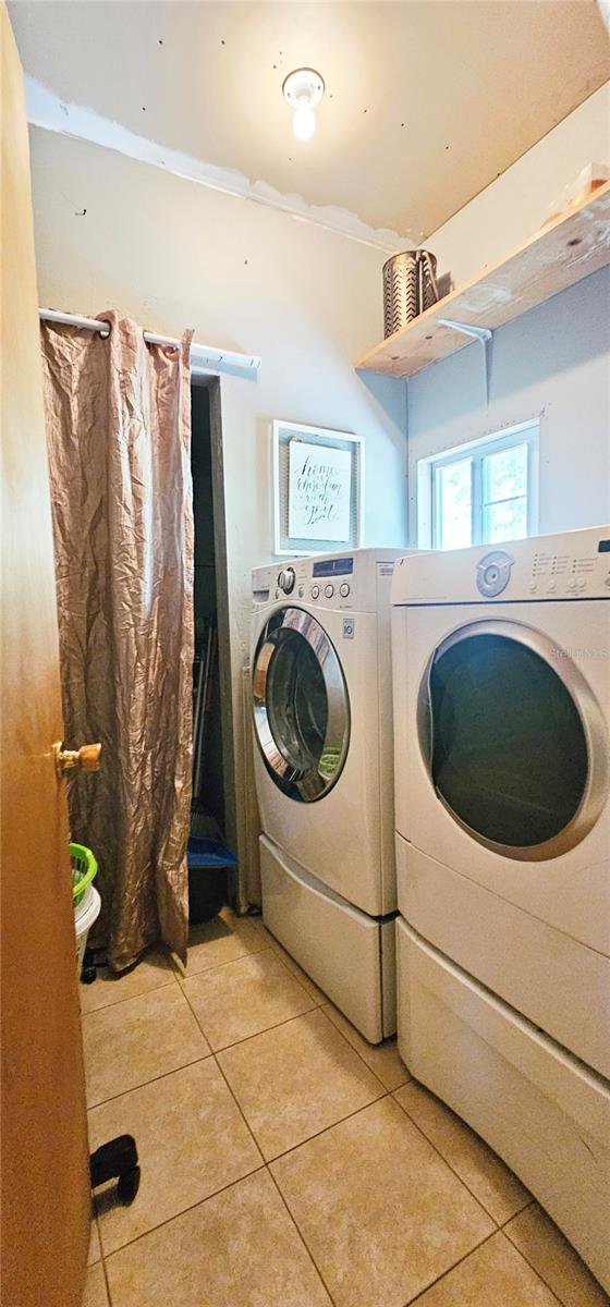 Laundry room; w/d not included with sale